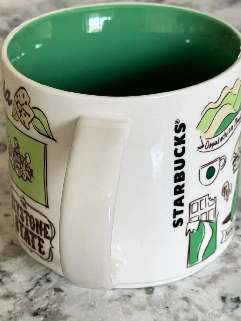 Starbucks Pennsylvania Been There Series 2018 Retired 14oz Mug NWOB